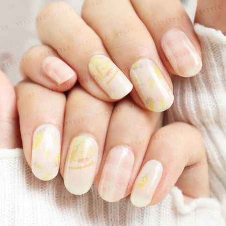 Lunacaca - Sanrio Pomopmpurin Flower Wreath Nail Art Stickers, 24 pcs, 50 g, 4892023003003