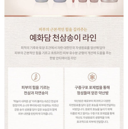 THE FACE SHOP - Yehwadam Heaven Grade Ginseng Special Gift Set, 6 pcs, 1017 g, 8801051495591