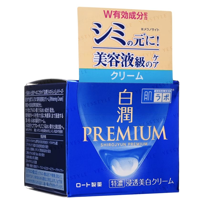 Rohto Mentholatum - Hada Labo Shirojyun Premium Deep Whitening Cream, 50g, 100 g, 4987241168453