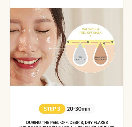APRILSKIN - Real Calendula Peel Off Pack, 100g, 140 g, 8809960356293