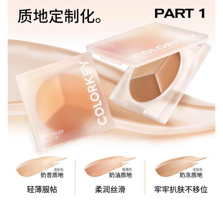 COLORKEY - CONCEALER PALETTE, #CONCEALER-3.9g, 50 g, 6975326781053