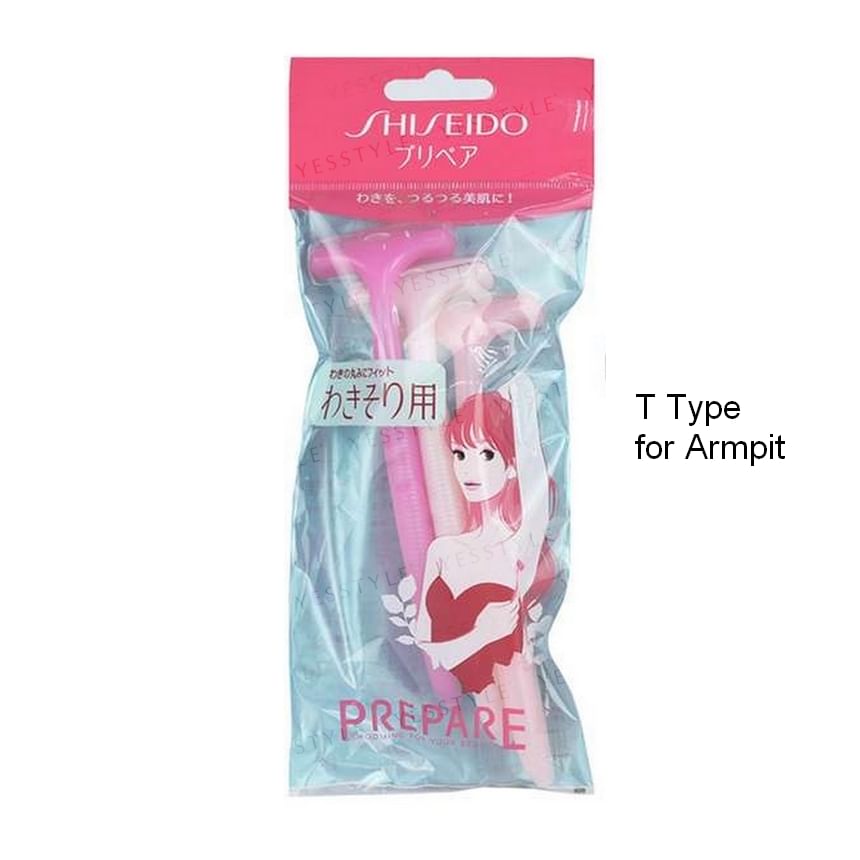 Shiseido - Prepare Face & Body Razor, L Type for Eyebrow - 3 pcs, 12 g, 4901872835539