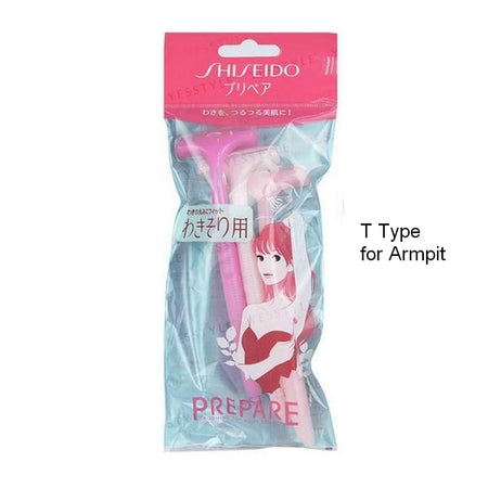 Shiseido - Prepare Face & Body Razor, L Type for Eyebrow - 3 pcs, 12 g, 4901872835539
