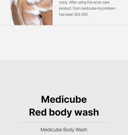 medicube - Red Body Wash, 400g, 650 g, 8809936587119