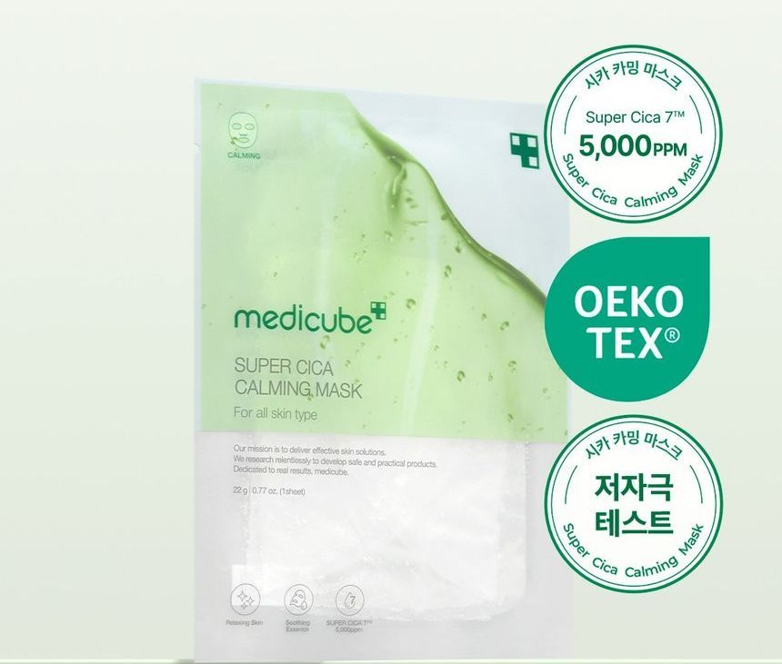 medicube - Super Cica Calming Mask, 22g, 40 g, 8809982769897
