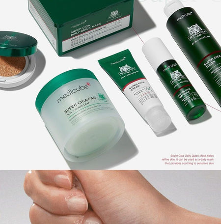 medicube - Super Cica Daily Quick Mask, 30 sheets, 500 g, 8809982769934
