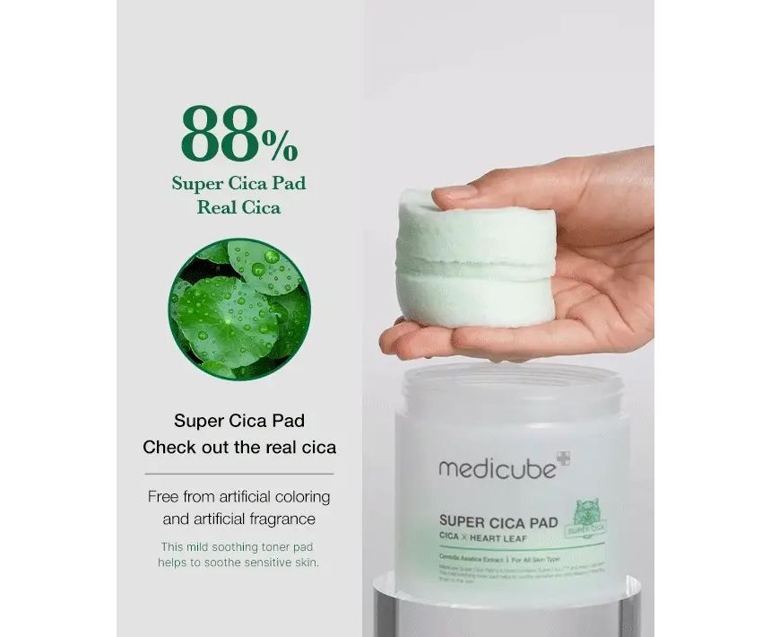 medicube - Super Cica Pad, 70 pads, 300 g, 8809517414124