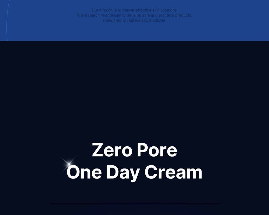 medicube - Zero Pore One Day Cream, 50ml, 160 g, 8800240567354