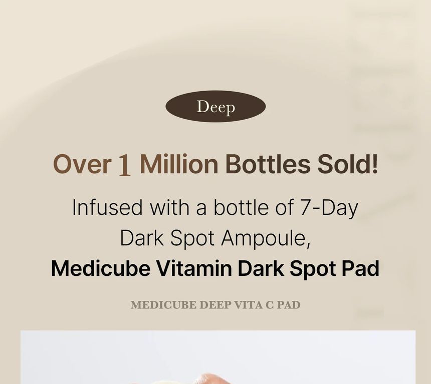 medicube - Deep Vita C Pad, 70 pads, 300 g, 8800256109661