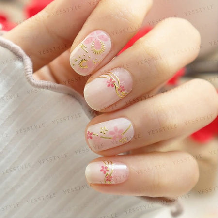 Lunacaca - Sakura Festival Nail Art Stickers, 24 pcs, 50 g, 4892022001009