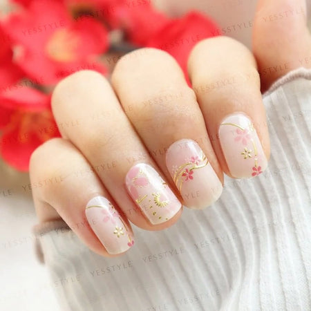 Lunacaca - Sakura Festival Nail Art Stickers, 24 pcs, 50 g, 4892022001009