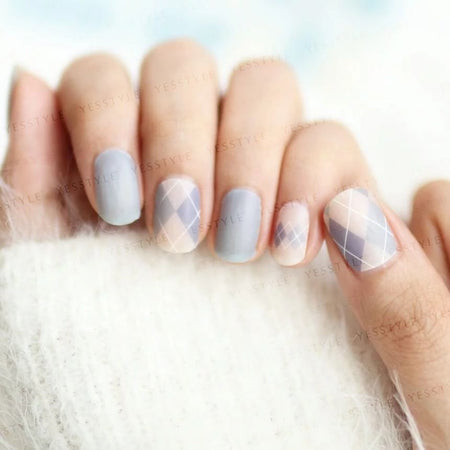 Lunacaca - Melting Ice Snow Nail Art Stickers, 24 pcs, 50 g, 4892022007946
