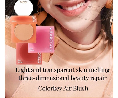 COLORKEY - Airy Blusher-Red brown, #02 Brick red brown - 4g, 49 g, 6975326782845
