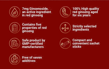 BOTO - Korean Red Ginseng Extract Pure Stick Gold, 10g x 30 sticks, 537 g, 8809240245156