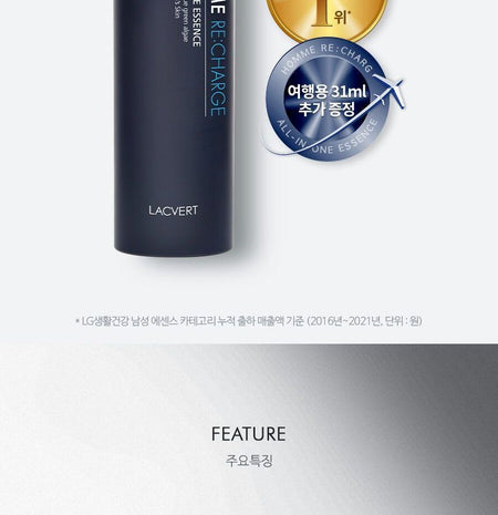 LACVERT - Homme Re:charge All-In-One Essence, 150ml, 258 g, 8801051486520