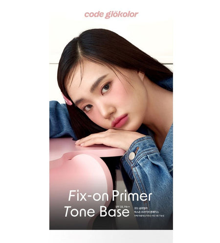 CODE GLOKOLOR - Fix-On Primer Tone Base, 30ml, 156 g, 8801051256666