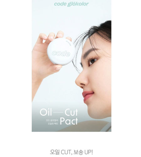 CODE GLOKOLOR - Oil Cut Pact, 8g, 56 g, 8801051256703