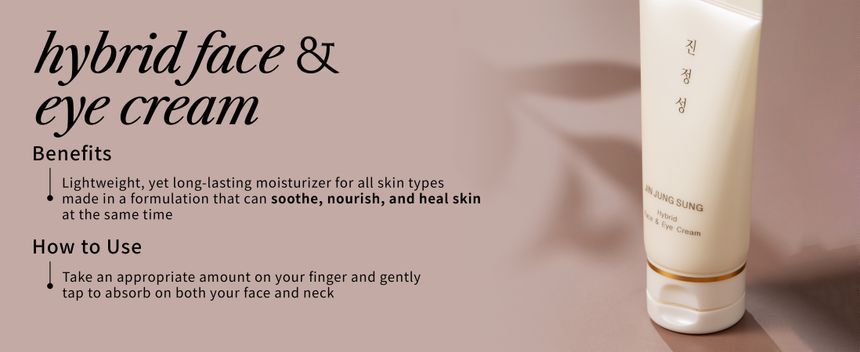 JIN JUNG SUNG - Hybrid Face & Eye Cream, 80ml, 110 g, 8809689376602