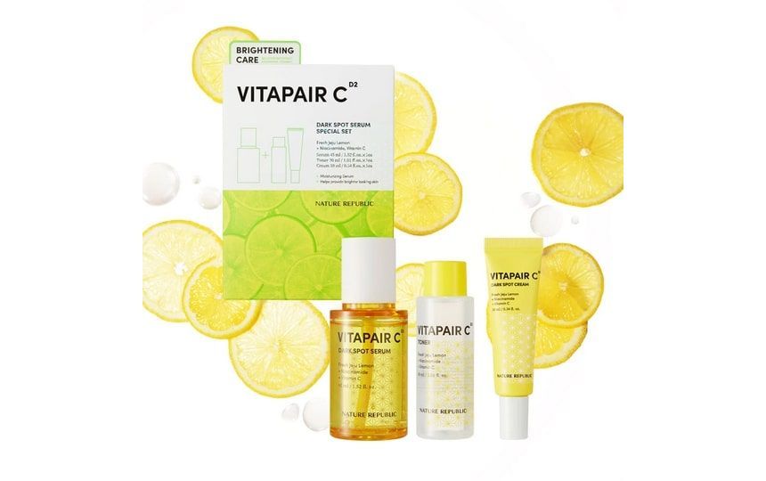 NATURE REPUBLIC - Vitapair C Dark Spot Serum Special Set, 3 pcs, 201 g, 8806173484607