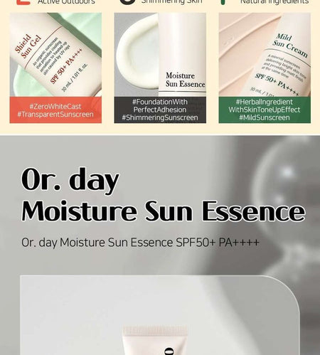 ElishaCoy - Or.day Moisture Sun Essence, 30ml, 50 g, 