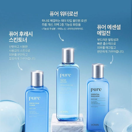 VONIN - Pure Fresh Skin Toner, 150ml, 379 g, 8801051447224