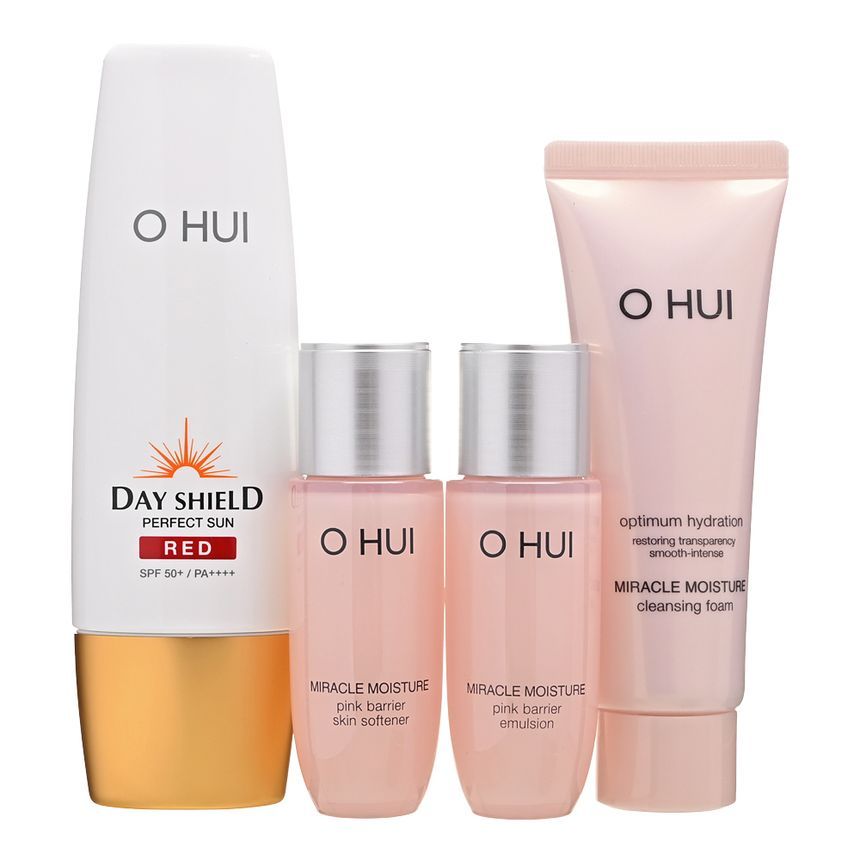 O HUI - Day Shield Perfect Sun Red Special Set, 4 pcs, 372 g, 8809949485891