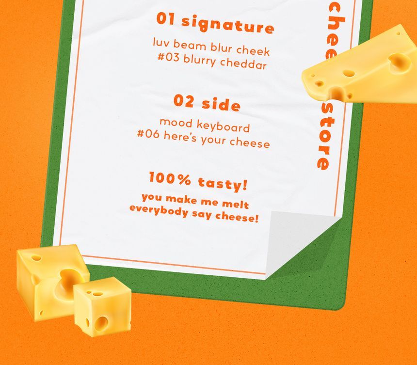 lilybyred - Luv Beam Blur Cheek Cheese Plate Edition, #03 Blurry Cheddar, 48 g, 8809716942022