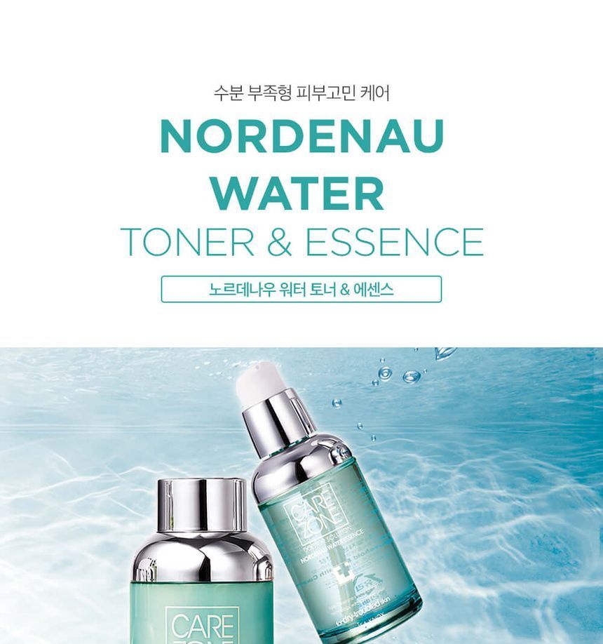 CAREZONE - Nordenau Water Toner & Essence Special Set, 2 pcs, 670 g, 8801051253078