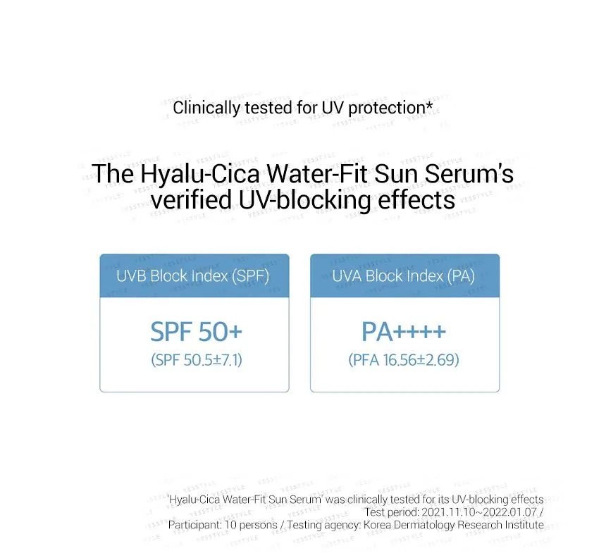 SKIN 1004 - Madagascar Centella Hyalu-Cica Water-Fit Sun Serum Mini, 15ml, 26 g, 8809913830061