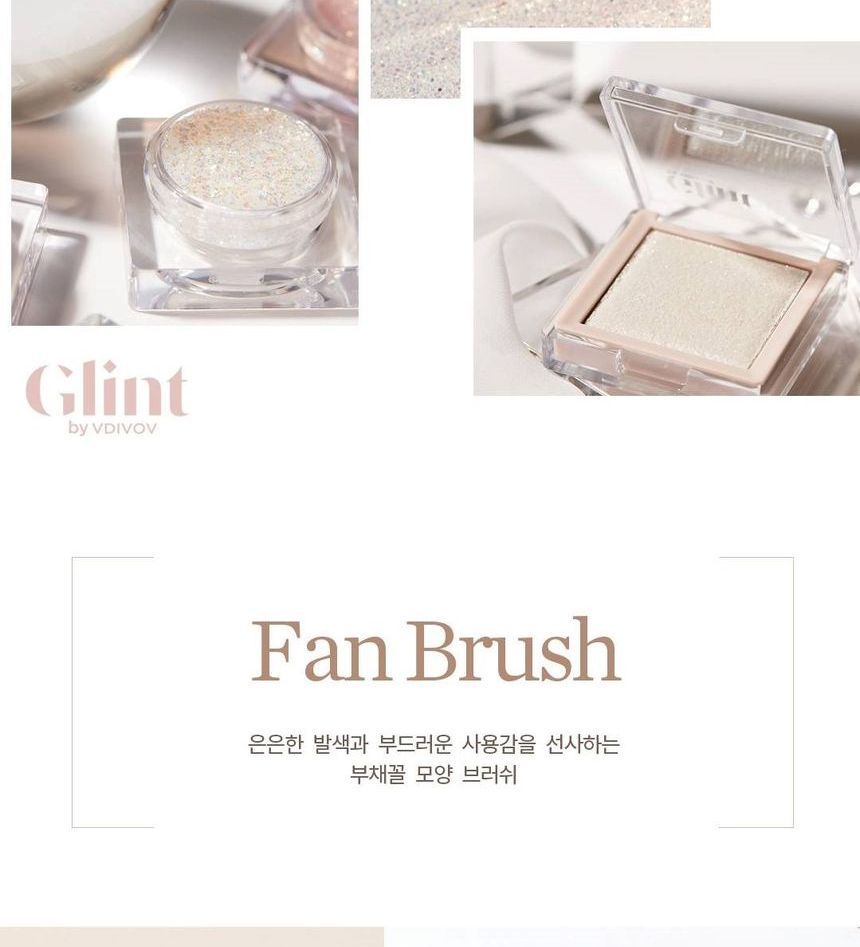 Glint - Fan Brush, 1 pc, 21 g, 8801051490114