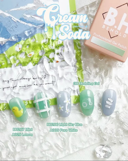 BEHOLD - Professional Gel Polish 	BH207 Mint, 10ml, 40 g, 4897130752079