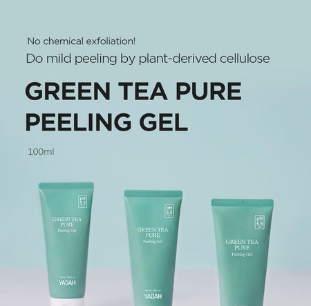 YADAH - Green Tea Pure Peeling Gel, 100ml, 250 g, 8809340385943
