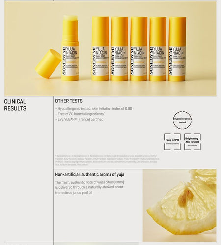 SOME BY MI - Yuja Niacin Dark Spot Correcting Stick Mini, 5g, 25 g, 8809647393269
