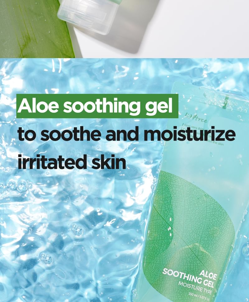 Isntree - Aloe Soothing Gel Moisture Type, 150ml - New Version, 185 g, 8809236798093