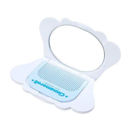 Sanrio - Cinnamoroll Face Mirror & Comb Set, 1 pc, 91 g, 4550337963814