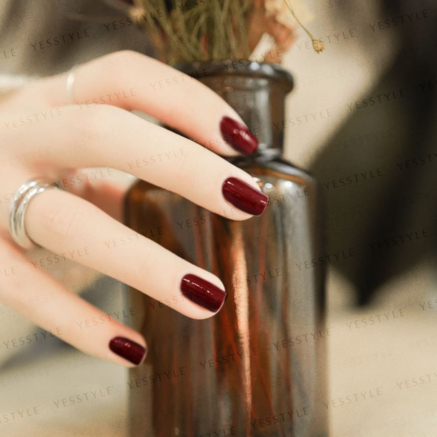 ALLOYA - 3-In-1 Peelable Gel Nail Polish V134 Amber Red, 10ml, 50 g, 6934849121340