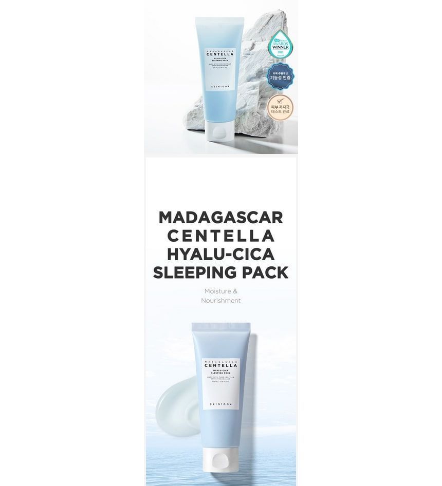 SKIN 1004 - Madagascar Centella Hyalu-Cica Sleeping Pack Mini, 30ml, 48 g, 8809576261004