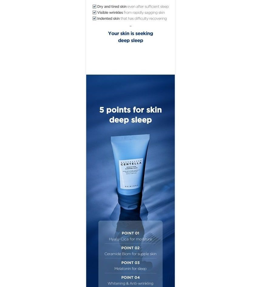 SKIN 1004 - Madagascar Centella Hyalu-Cica Sleeping Pack Mini, 30ml, 48 g, 8809576261004