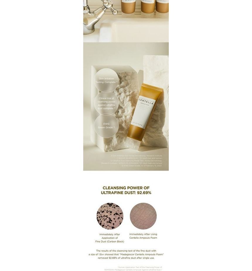 SKIN 1004 - Madagascar Centella Ampoule Foam Mini, 20ml, 33 g, 8809576261219