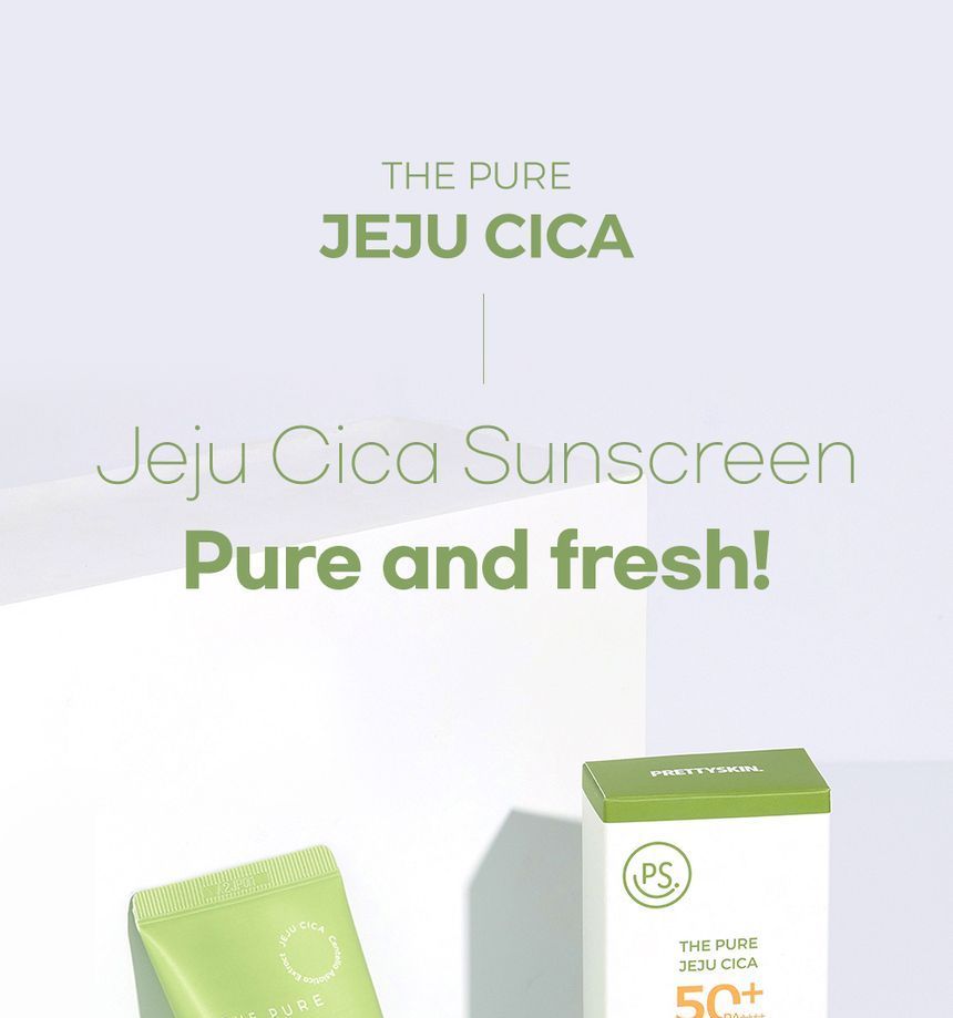 Pretty skin - The Pure Jeju Cica Sun Cream, 50ml, 130 g, 8809733214843
