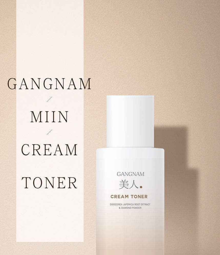 Pretty skin - Gangnam Miin Cream Toner, 300ml, 600 g, 8809733211019