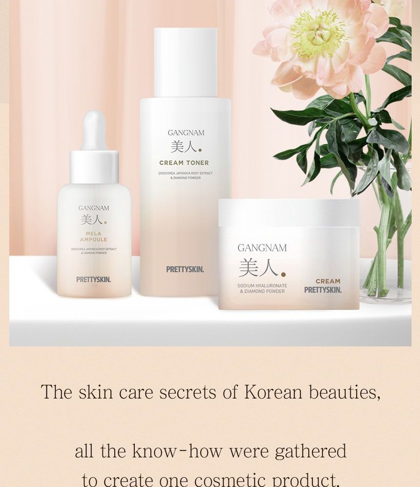 Pretty skin - Gangnam Miin Cream Toner, 300ml, 600 g, 8809733211019