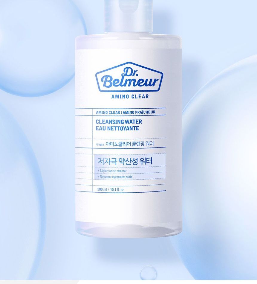 THE FACE SHOP - Dr. Belmeur Amino Clear Cleansing Water Jumbo, 300ml, 341 g, 8801051270891