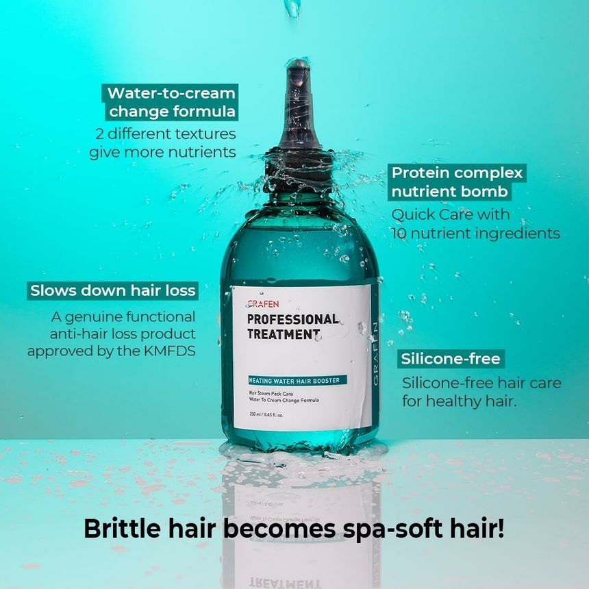 GRAFEN - Professional Hair Booster Heating Water Treatment, 250ml, 600 g, 8809642615137