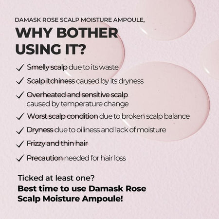 GRAFEN - Damask Rose Scalp Moisture Ampoule, 2024 Version - 50ml, 130 g, 8809642614864