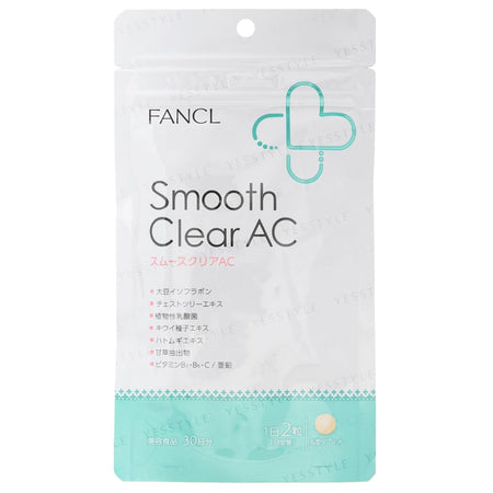 Fancl - Smooth Clear AC Tablet (New Version), 60 tablets (30 days supply), 23 g, 4908049508128