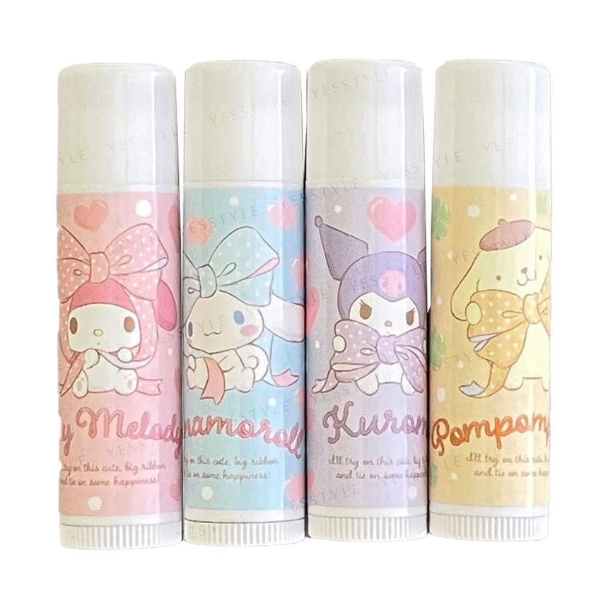 ASUNAROSYA - Sanrio Characters Lip Balm Set, 4 pcs, 50 g, 4991567272121
