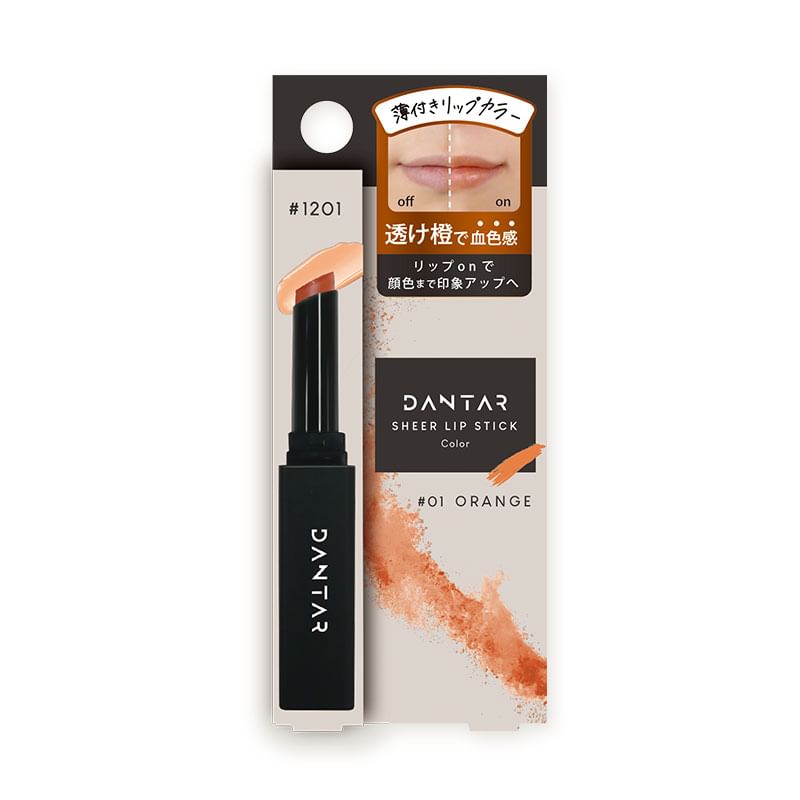 Beauty World - DANTAR Sheer Lip Stick Orange, 1.6g, 40 g, 4573225281128