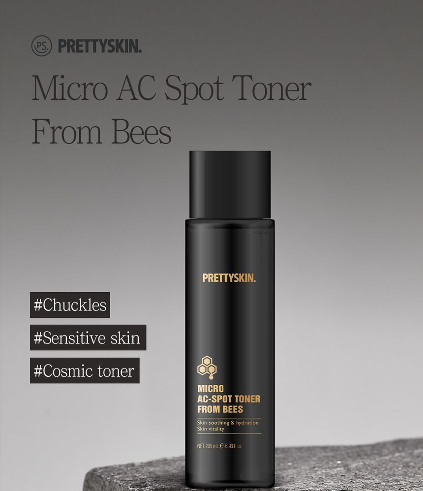 Pretty skin - Micro AC Spot Toner From Bees, 205ml, 287 g, 8809733212467