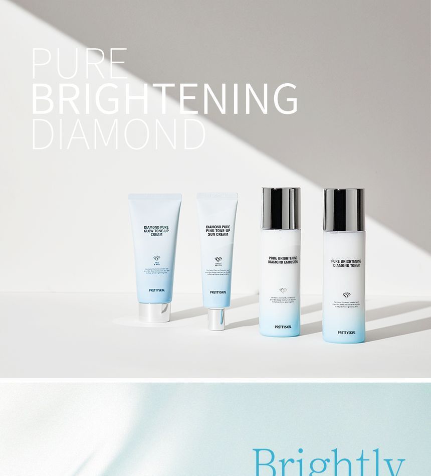 Pretty skin - Diamond Pure Glow Tone-Up Cream, 100ml, 143 g, 8809733211194